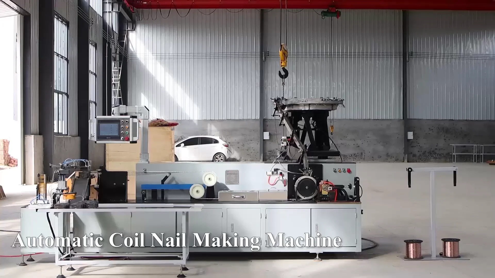 Steel Iron Wire Coil Nail Making Machine High Speed Automatic Coil Nail