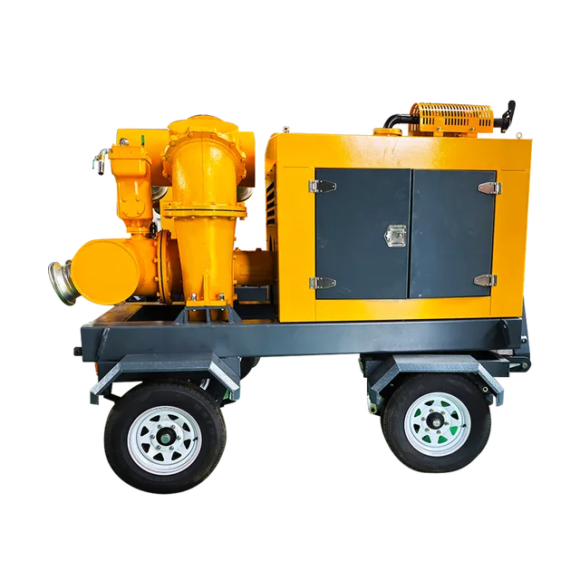 Government urban water treatment diesel engine air-cooled vacuum auxiliary pump