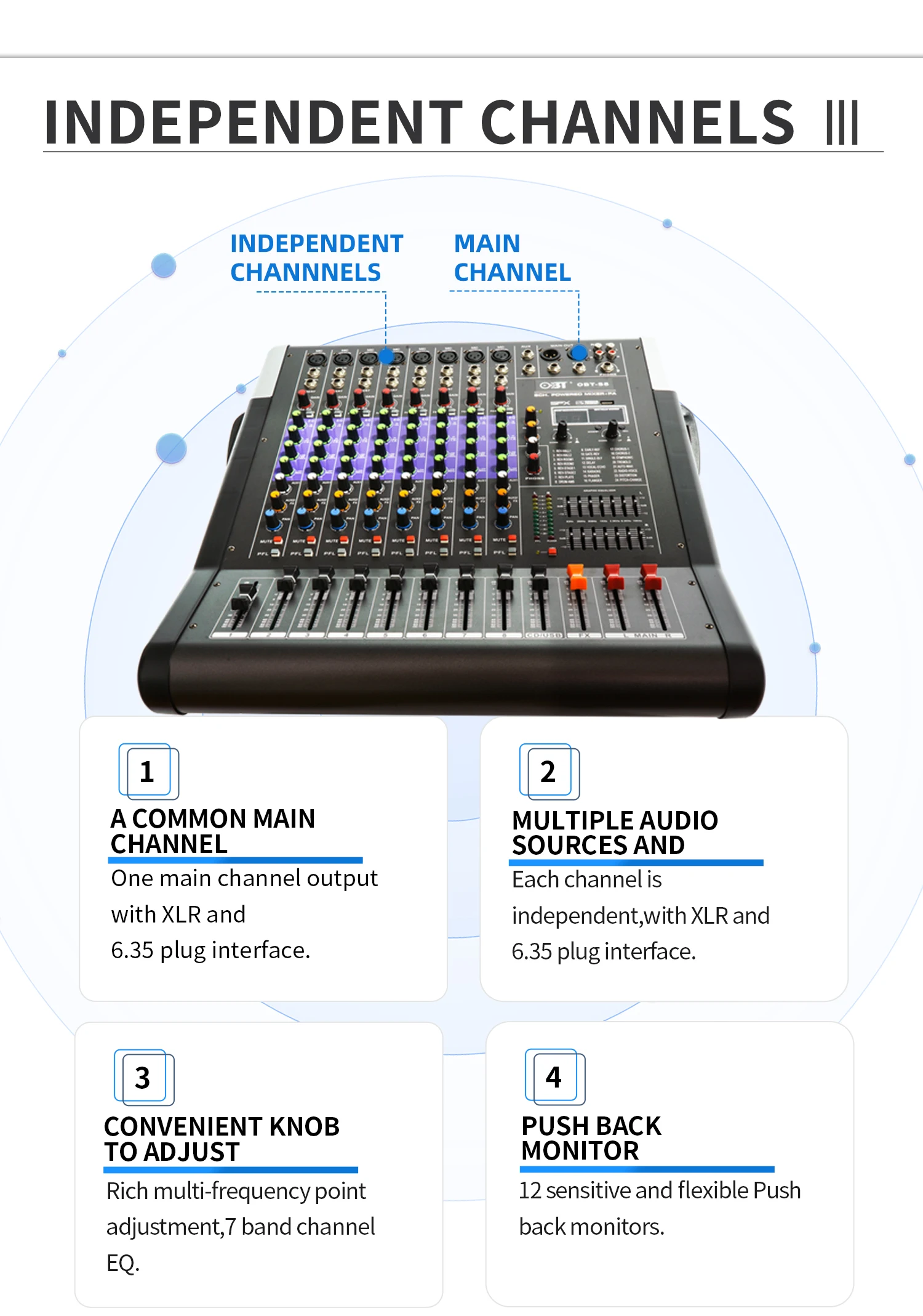 obt s8 sound mixer professional 8| Alibaba.com