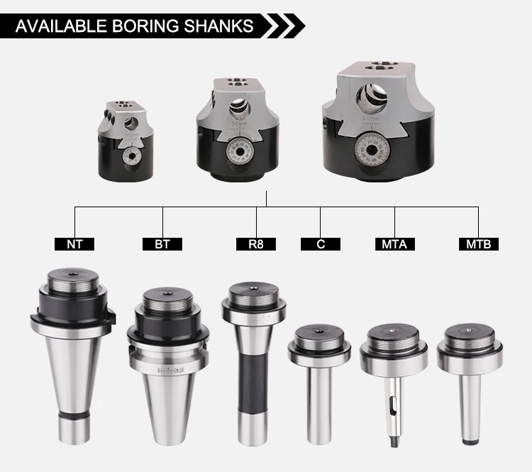 Boring Tool Milling Machine Adjustable Boring Head F11/2 Boring Head