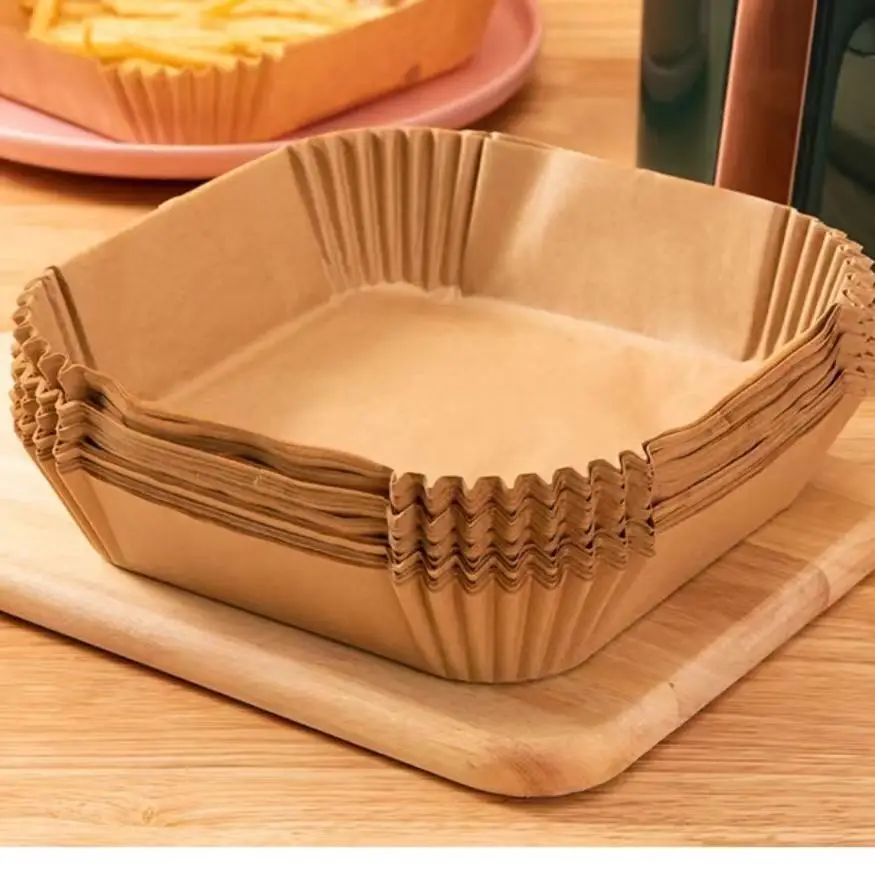 Air Fryer Baking Paper Oil-proof Food Grade Barbecue Plate Kitchen Disposable Food Oven Air Fryer Liner