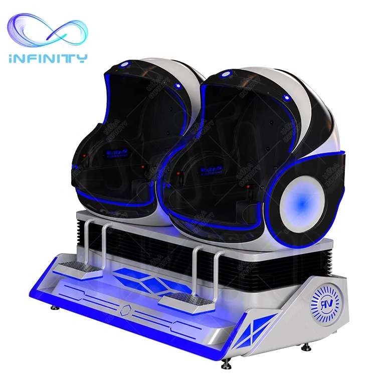 9D VR Egg chairs 2 players game machine-Guangzhou SQV Amusement