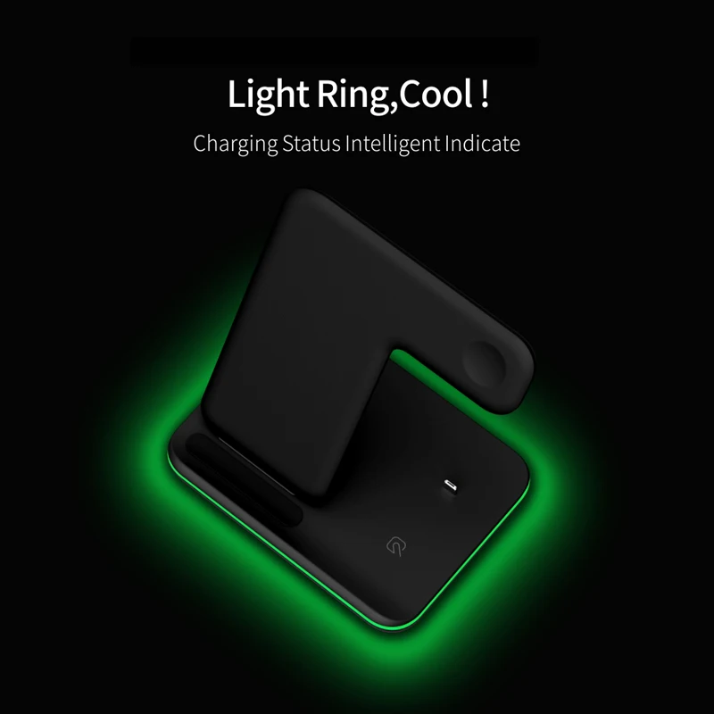 Amazon Лидер продаж 2021 3 в 1 беспроводная зарядная станция для iphone 12 11X8 PLUS iwatch 6 5 4 3 2 airpods