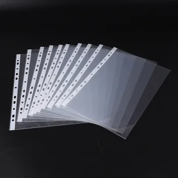 Punch Pocket 11 Holes Sheet Protector Clear File bag (Manufactory)