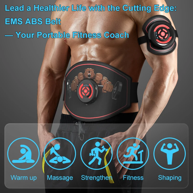 High-Frequency Vibration Abdominal Belly Muscle Exercise