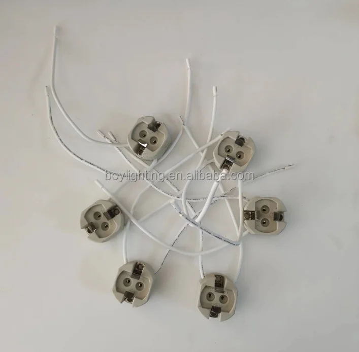 High Temperature Led G12 Lamp Sockets with 25cm Cable G12 Ceramic Lamp ...