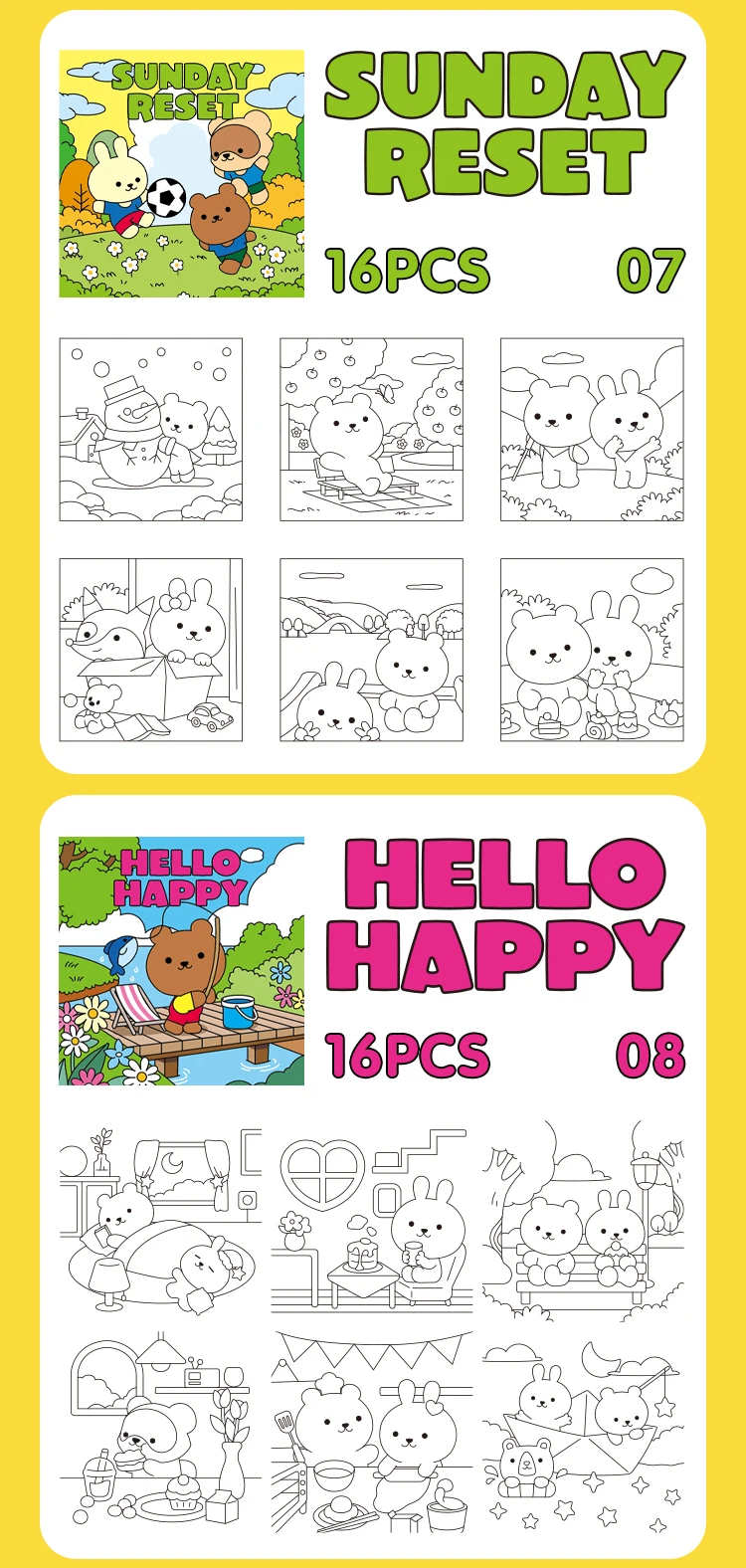 product custom wholesale factory paper printing service oem simple 2026 ins cute early education coloring books for kids adult-10