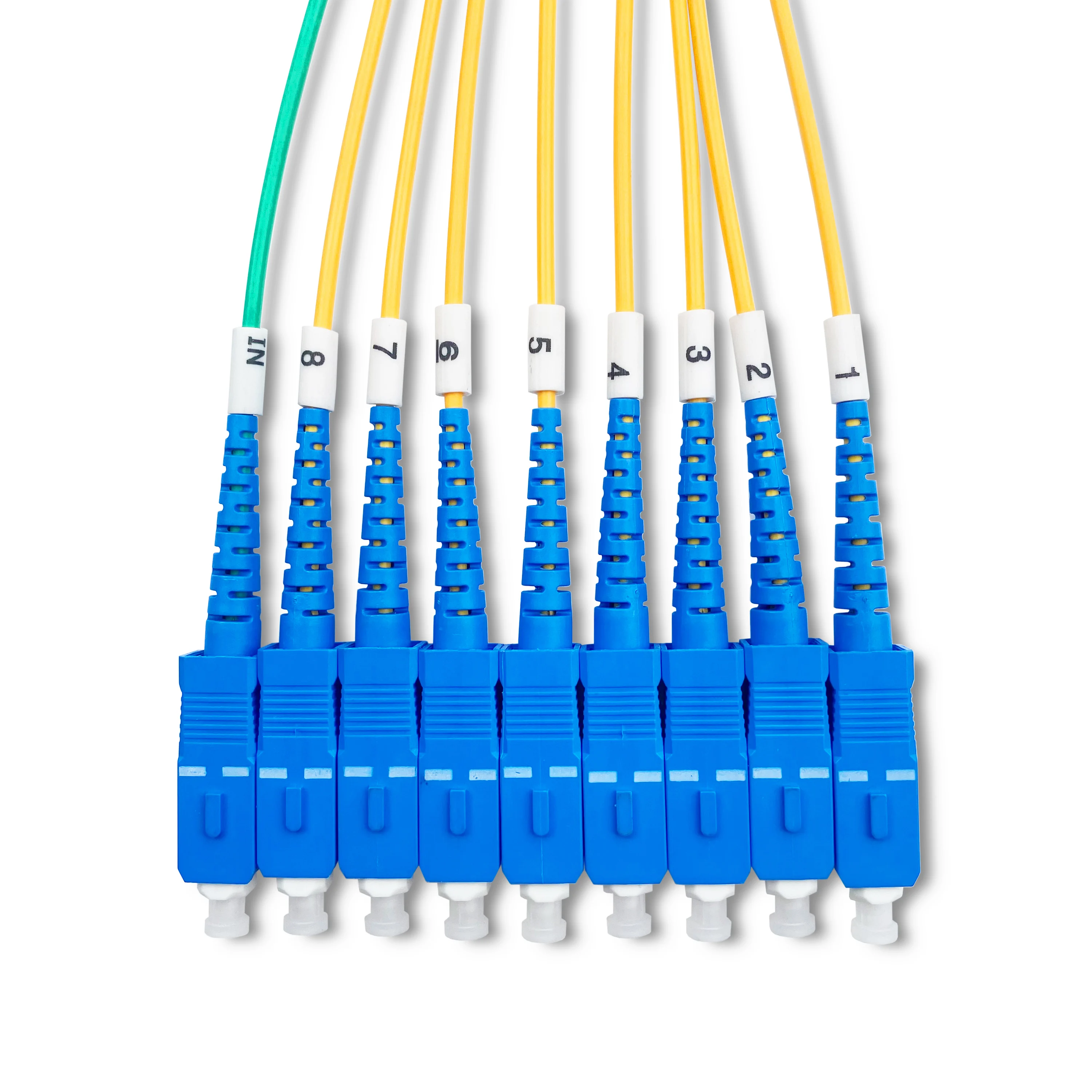Factory PRICE  1X8 ABS BOX Fiber Optic PLC 1*8 PLC Splitter ABS BOX SC/UPC Connector for FTTH Solution 1 Buyer