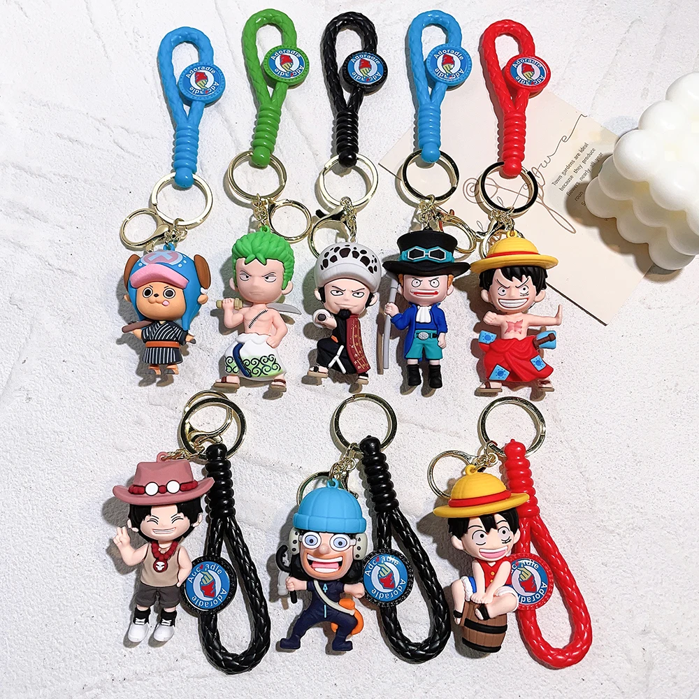 Zoro Tony Tony Chopper and Zoro Figure - Keychain Accessory