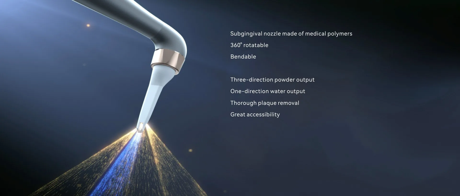 Dental equipment woodpecker air polisher sandblaster / dental air prophy jet for subgingival supragingival