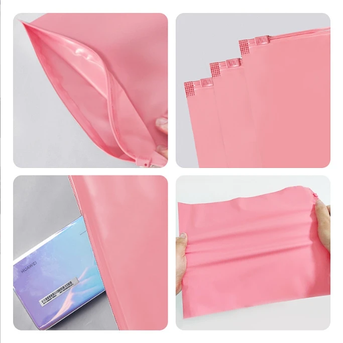 40*50cm Low price factory supply reusable waterproof clear cosmetic ziplock frosted zipper plastic bag for packaging clothing manufacture