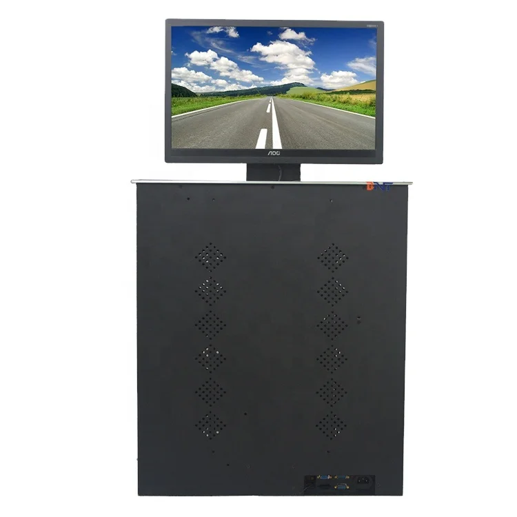 Conference Table Smart Remote Control Motorized Pop up Lcd Monitor Lift System