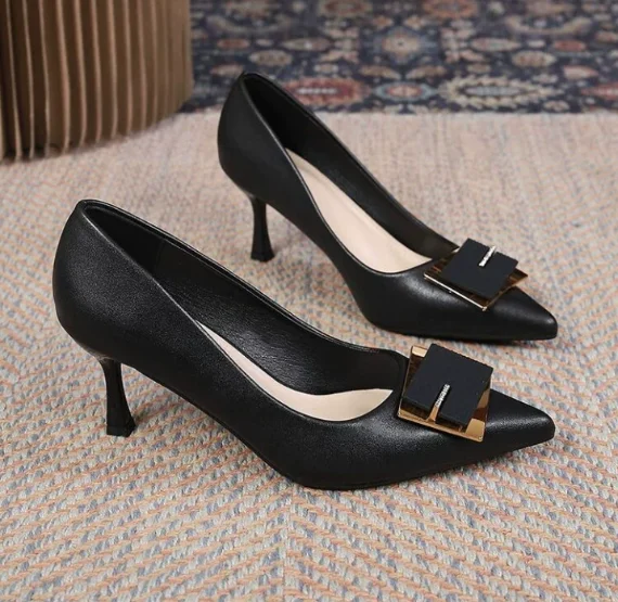 Hotsale Pretty Good Quality Fancy Pointed Toe Elegant Women Shoes Ladies Thin High Heel Shoes