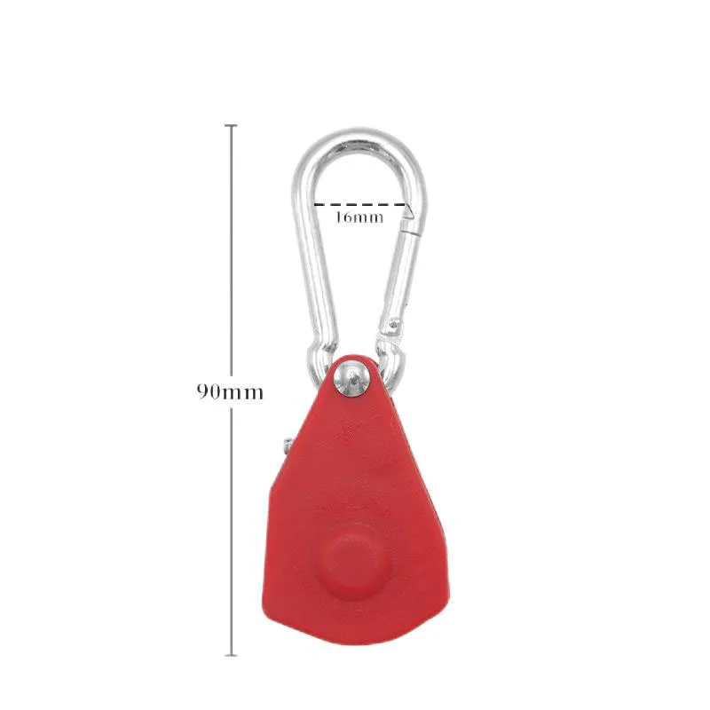 Outdoor Camping Rope Adjustable Hanger Pulley Reflector Rope Ratchet Tie Down With Carabiner
