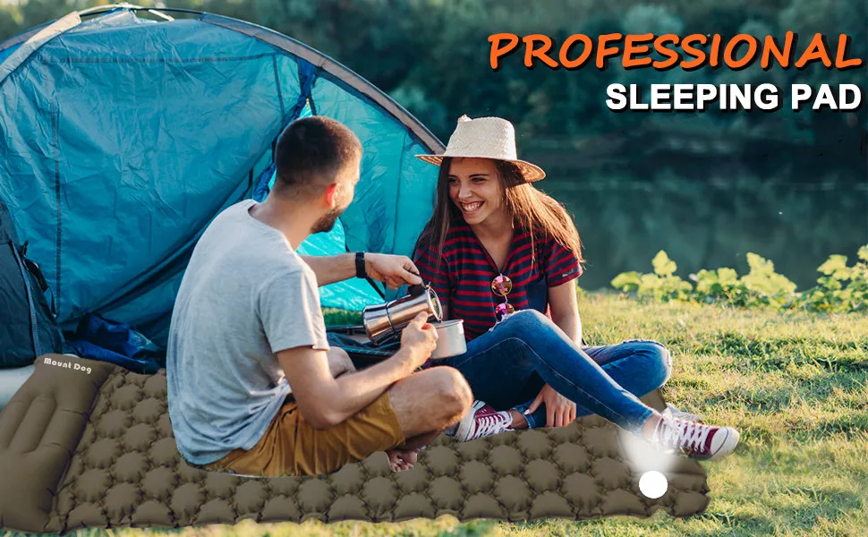 Tapis de couchage gonflable ultraléger, matelas de Camping, coussin de sac  à dos, matelas pneumatique pour randonnée et voyage