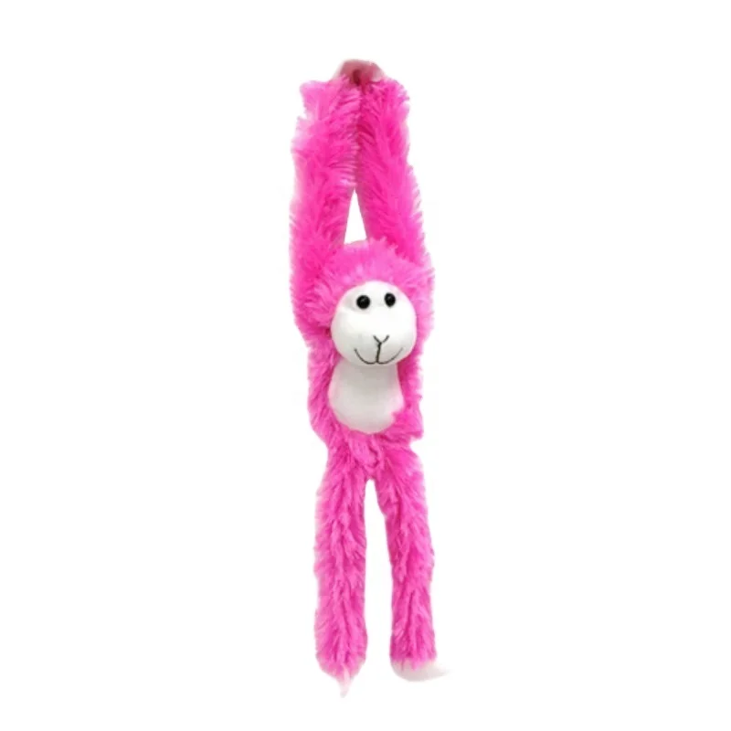 URFEDA Peluche Singe Suspendu à Longs Bras 45cm Marron Foncé - Jouet Doux Et Décoration