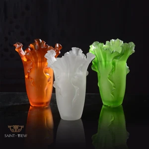 Crystal Glass Colored Glass Arabic OUD Bakhoor Mubkhar Burner Home Decorative Centerpiece