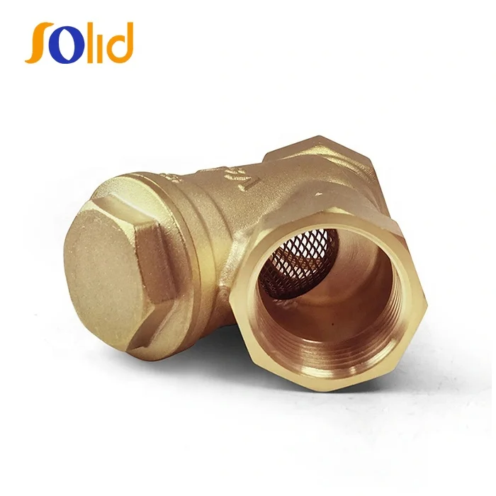BSPP Threaded Female Ends PN16 Brass Filter Valve Y Type Strainer