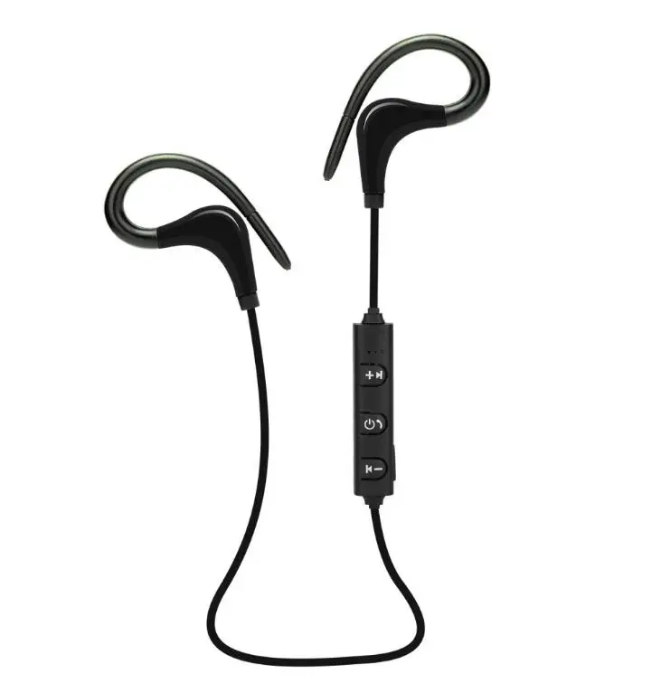 Factory WholesaleHorns Sweatproof Wireless Bluetooths Earphones Headphones Sport Headset Gym with Ear Hook for Samsung