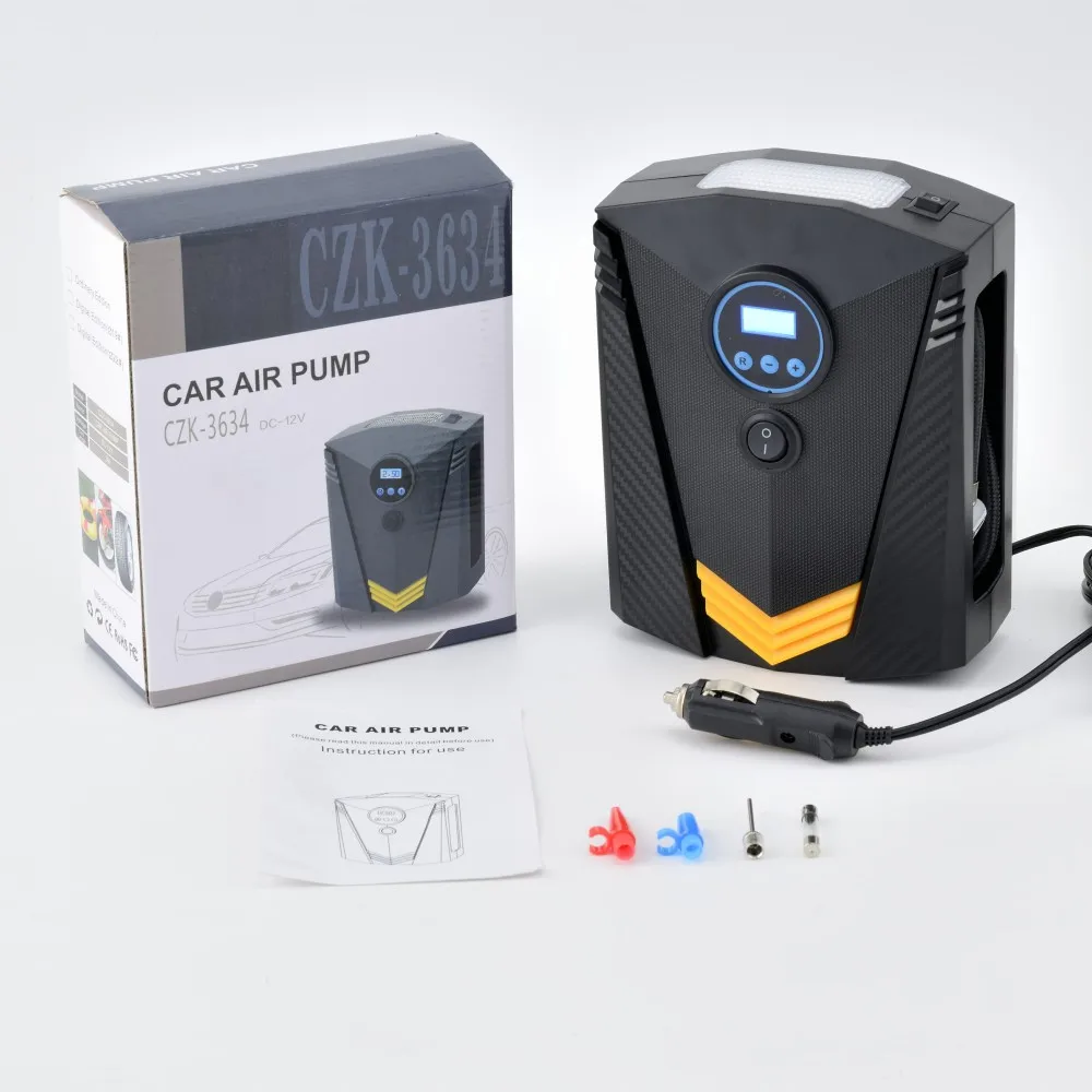 New Style 2 in 1 Automatically Air Pump Portable Tire Inflator Compressor for Sale
