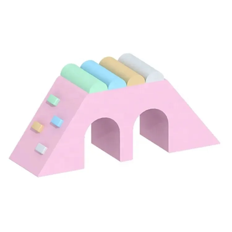 Rainbow Soft Play Gym Tunnel Slide Soft Play