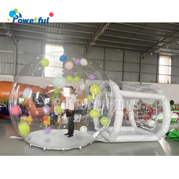 Kids Party Balloons Fun House Giant Clear Inflatable Crystal Igloo Dome Bubble Tent Transparent Inflatable Bubble Balloons House