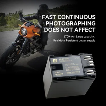 FB BP-A60 14.4V 6700mAh High Capacity  Lithium Ion Battery for Canon EOS C200 C300 MarkII C500 C700 Camera Battery detail image