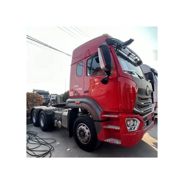 High quality SINOTRUK HOHAN N7W 460 horsepower 6X4 heavy duty diesel used tractor is cheap