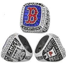 MLB Baseball 2007 Boston Red Sox Championship Ring Steel Model Fan Collection Factory Direct Sales