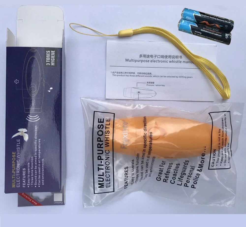 Factory Customized Logo Electronic Battery Whistle Referee Durable Sports Whistle Survival Whistle
