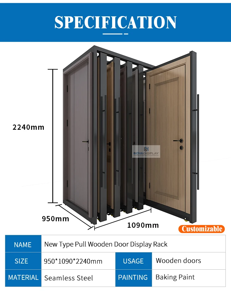 Customize Professional Modern Style Sliding Sample Windows Stands