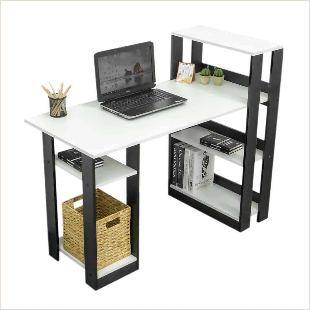 Study Desk With Bookshelf 4 Tier Simple Working Table Best Price For