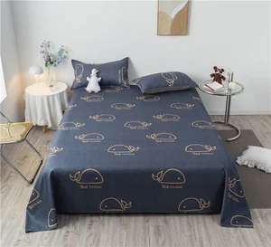 100% Microfiber Customized Bedding Set  Print  Cartoon Cheap Duvet Cover Set Bedsheets