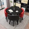 Tavolo rotondo + Sedia nera
