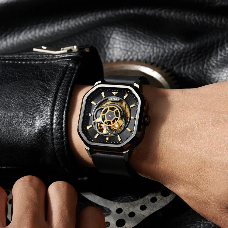 New model  Watch Men automatic watch japan movement  Mechanical custom logo watch