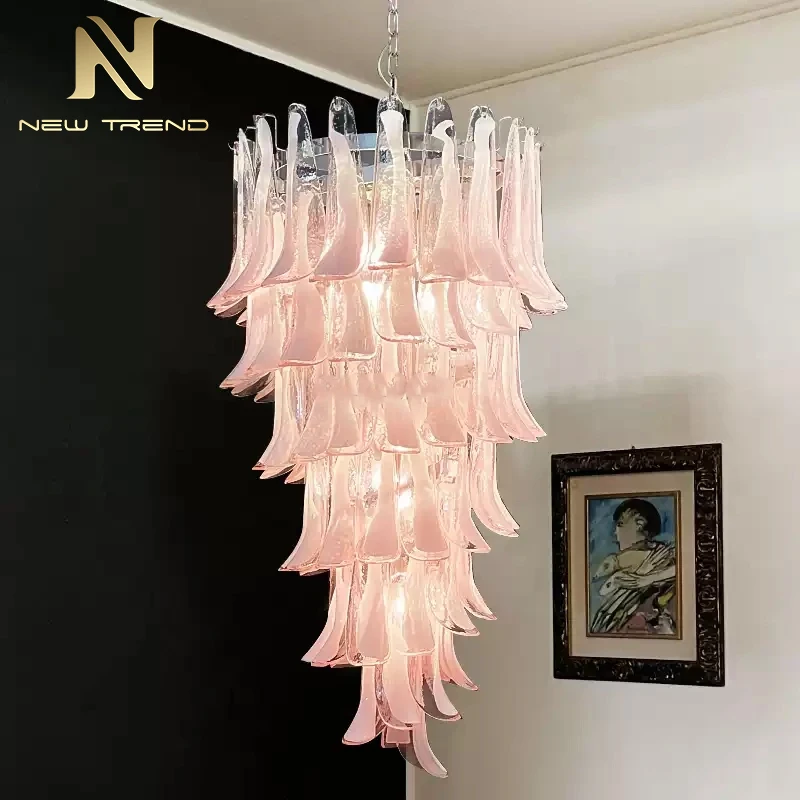 CPL-358 Modern Design Custom Indoor Decoration Lighting Hotel Villa Wedding glass Led Chandelier   