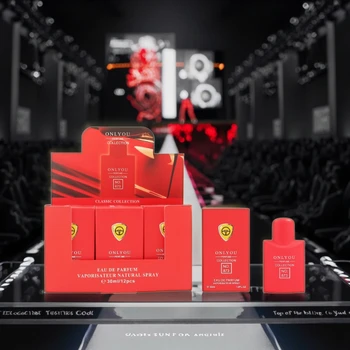 Mini Bottle Luxury Packaging Red Box Perfume Box
