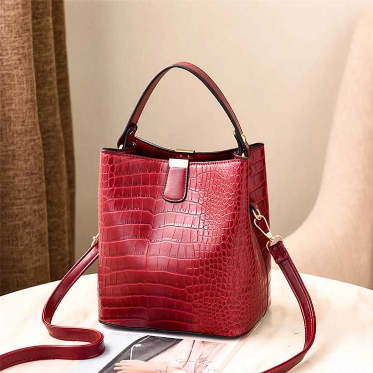 Brown Pu Leather Ladies Designer Hand Bag