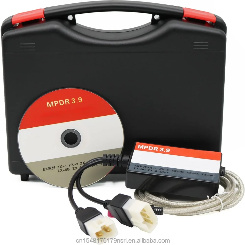 Outil De Diagnostic MPDR 3.9 Pour Pelleteuses Hitachi (ZX/EX Séries) - Boîtier Robuste Avec Câble Et étui