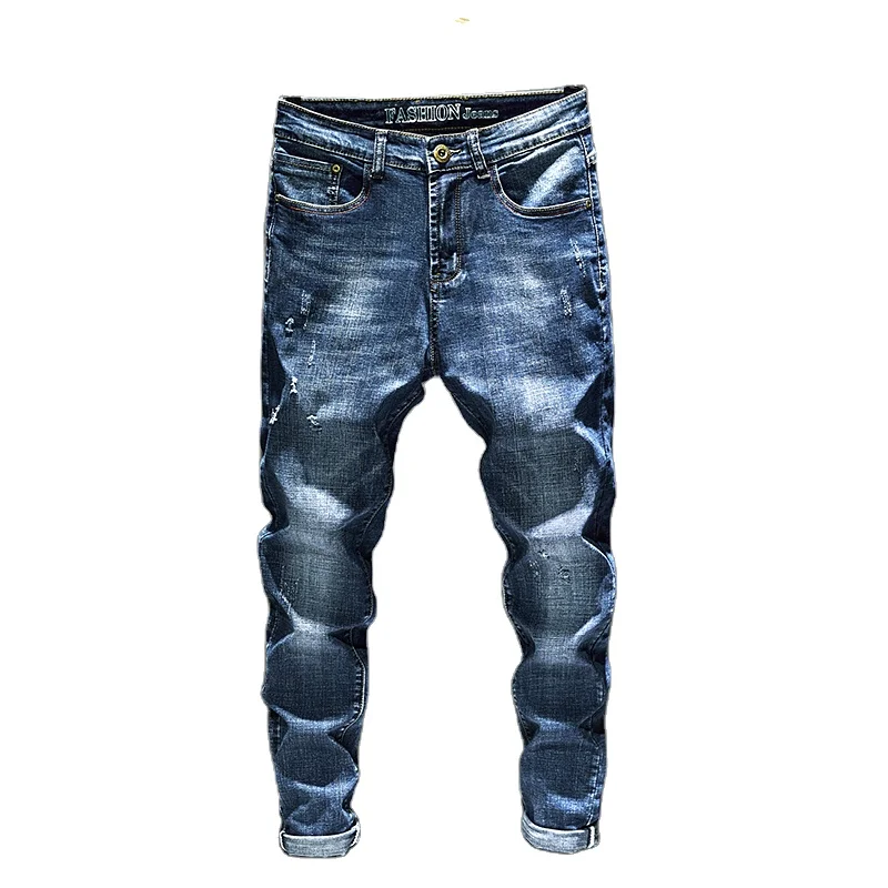 prose orchestra Salvation Wholesale Ripped Jeans Men Slim Fit Light Blue Stretch Fashion Streetwear  Frayed Hip Hop Distressed Casual Denim Jeans Pants Male Trousers From  m.alibaba.com