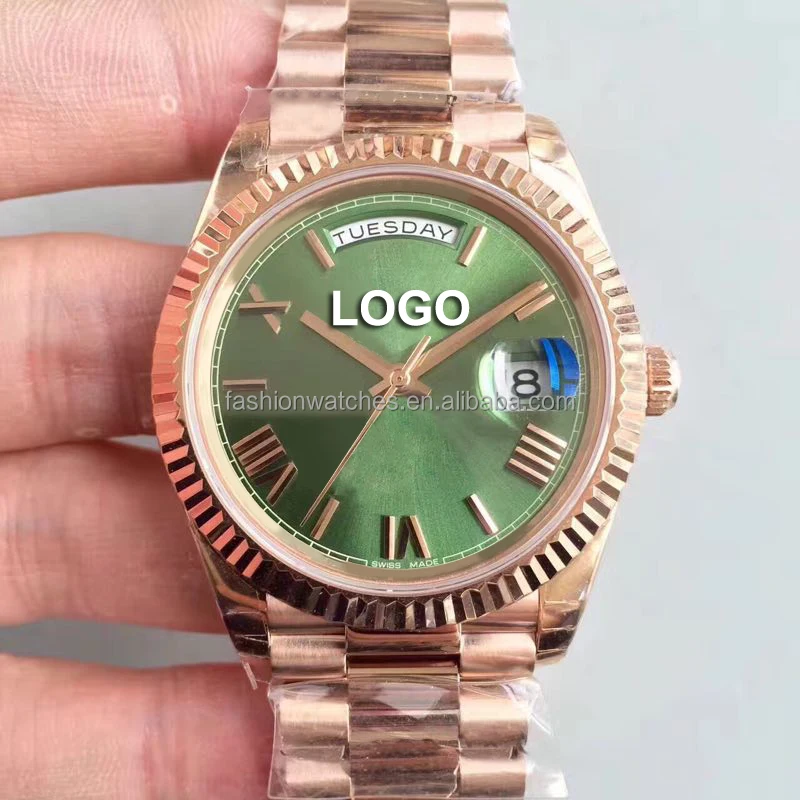 High Quality Stainless Steel Watches Day and Date Watches Men Automatic
