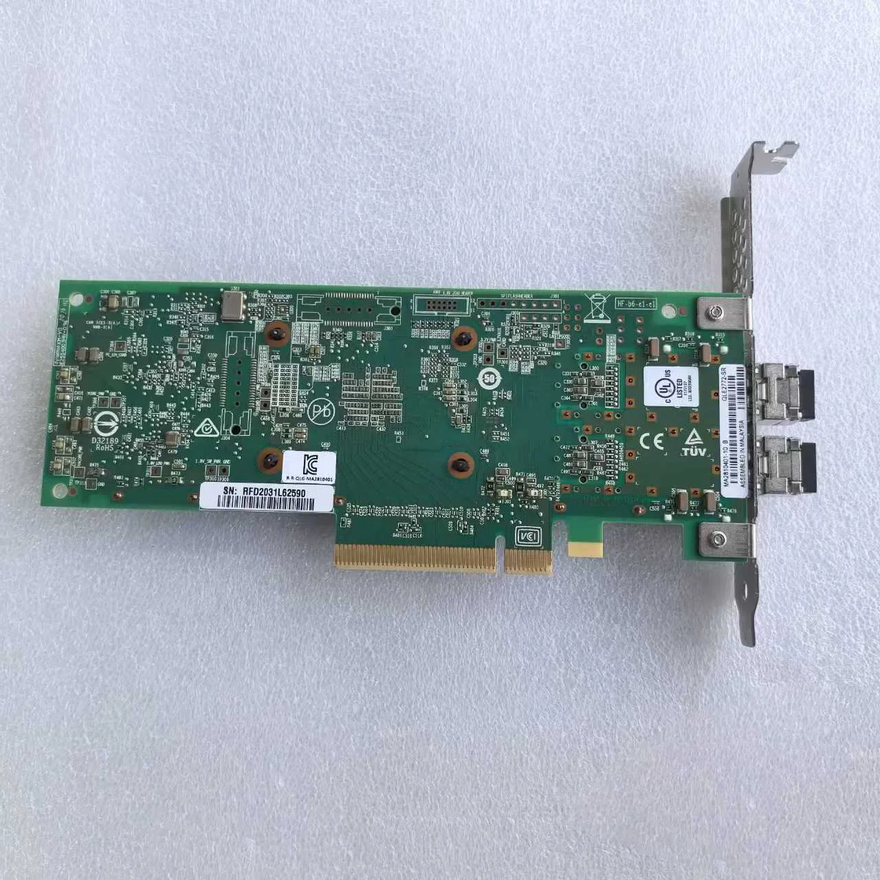 QLogic QLE2772 32GFC Fibre Channel Host With PCIe 4.0X8 Interface 12800Mbps Bandwidth