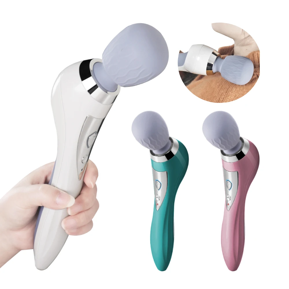 Personal Vibrating Handheld Massager-Cordless Rechargeable Electric Mini  Massager Hand Held Portable Massage Wand for Full Body