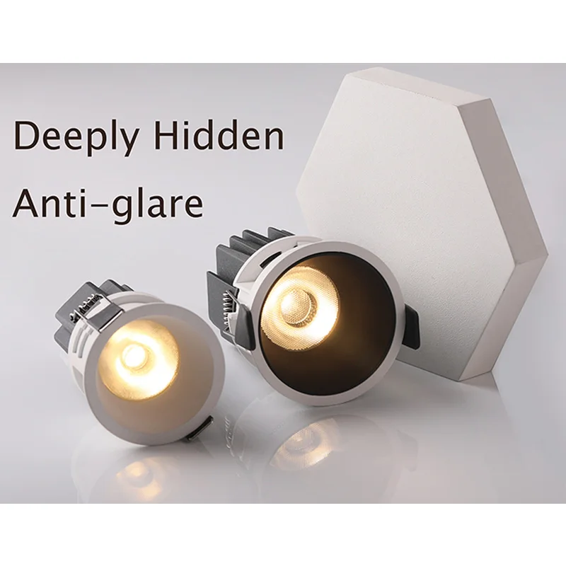 Dali Dt8 Smart Control 2700-6500K Dim to Warm Led Ceiling Light Led Downlight Recessed Cob Led Downlight Cob Lighting Down Light