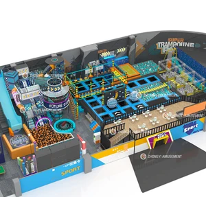 Design  Commercial Play Centre Children Trampoline Park  Equipment Indoor Trampoline Indoor Playground Trampoline Park for Kids