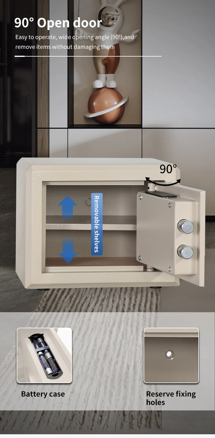 CEQSAFE Vdma Use Ammo Key Cabinet High Security Drawer Fire Resistance Storage Safety Anti-fire and Resistant Fireproof Box Safe details