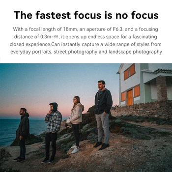 7artisans 18mm F6.3 II APS-C Small ,Fast and Thin Prime Focus Lens for Street Photography for Sony E,Z,XF Mount Prime Lens detail image