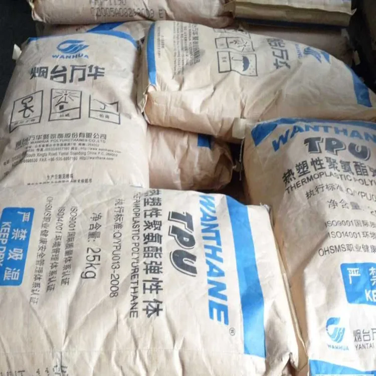 Прозрачные гранулы литье под давлением высокая твердость TPU Wanhua WHT-1164IC для обувного