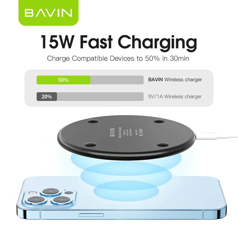 BAVIN Wireless Charger Fast, Reliable Charging Solutions