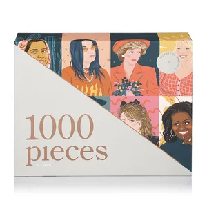 All Types Of Beautiful Women Maquina Para Hacer Rompecabezas 1000 Cardboard Jigsaw Puzzle For Adult Puzzle 1000